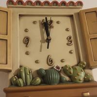 orologio da parete Egan cactus