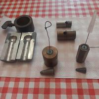 stampi per produrre piombi per la pesca