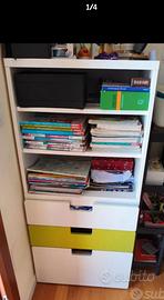 Scaffale e cassettiera