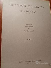 E.ELGAR Chanson de matin Partitura