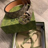 Cintura Gucci GG in tela monogrammata