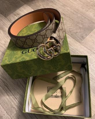 Cintura Gucci GG in tela monogrammata