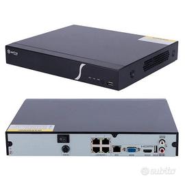 NVR 4 CANALI SAFIRE 8MP CON INGRESSI POE