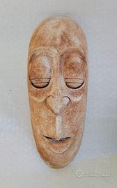 Scultura etnica maschera artigianale