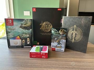 Switch OLED Zelda + Collector + Amiibo + Guida