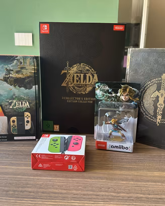 Switch OLED Zelda + Collector + Amiibo + Guida