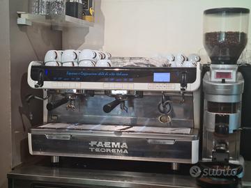 Faema Teorema 2 gruppi +macinacaffè Bluetooth 2020