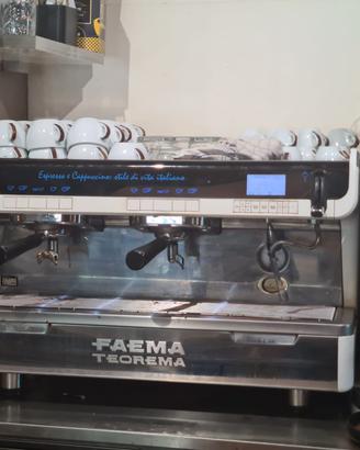 Faema Teorema 2 gruppi +macinacaffè Bluetooth 2020