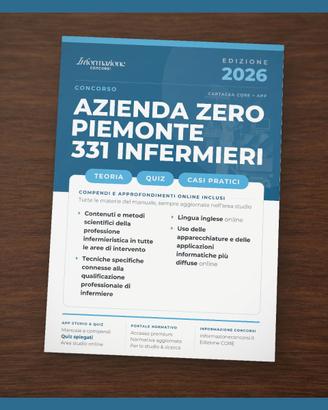Manuale Concorso Azienda Zero Piemonte Core