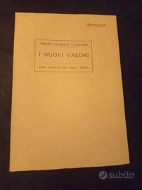 I  NUOVI  VALORI  ( OMERO ITALICO TADDEINI ) •1930
