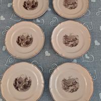 Piatto in ceramica "Old Abbey Ware Alpina V&B M.