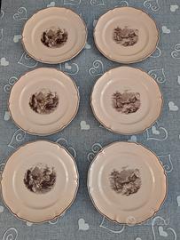 Piatto in ceramica "Old Abbey Ware Alpina V&B M.