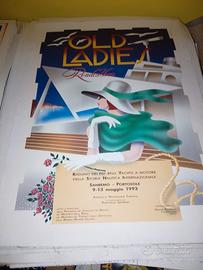 manifesto poster pubblicitario raduno Yacht Sanrem