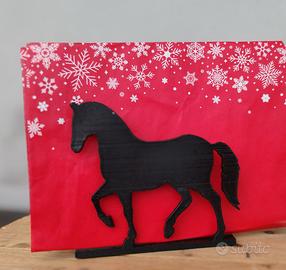 3D portalettere cavallo