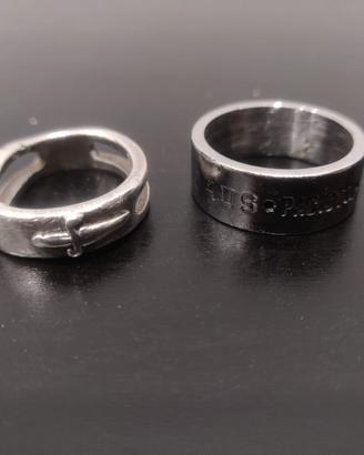 Coppia di anelli Cesare Paciotti originali