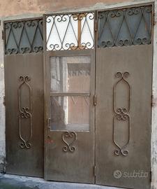 Porta garage in ferro 