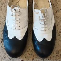 Scarpe da ballo bicolore N. 40