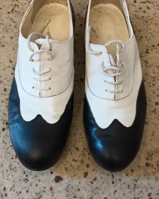 Scarpe da ballo bicolore N. 40