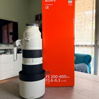 Sony FE 200–600mm G OSS – MAI USATO pari al nuovo