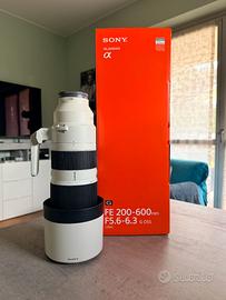 Sony FE 200–600mm G OSS – MAI USATO pari al nuovo