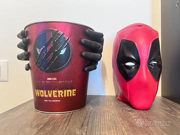 Bucket Pop corn Deadpool Marvel +testa Deadpool2