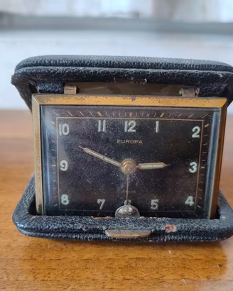 Sveglia da viaggio vintage custodia a conchiglia