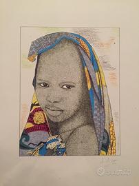 Quadri ritratti africani