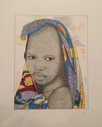 Quadri ritratti africani