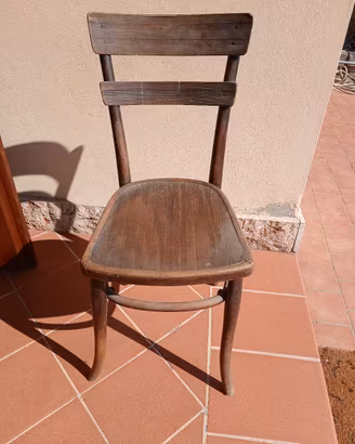 sedia in legno 1960