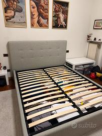 Letto contenitore 160x200 Grigio