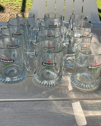 Boccali birra Heineken