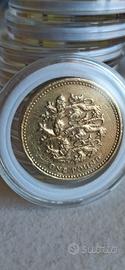 One pound 1997 moneta inglese