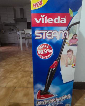 Scopa a vapore Vileda Steam nuova con scatola
