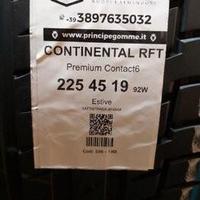 2 gomme 225 45 19 continental rft a556