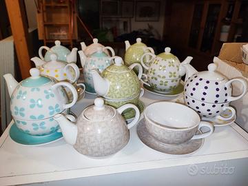 Teiere Tisaniere componibili con piattino