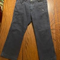 Pantaloni  per bimbo in cotone blu , Trussardi