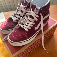 Vans Sk8-Hi borgogna
