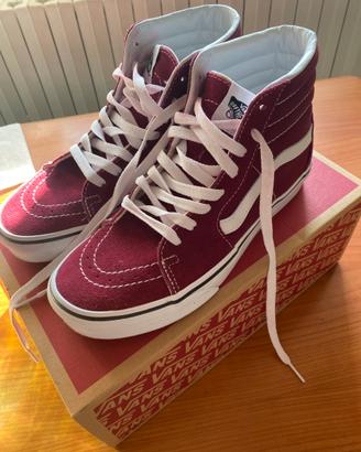 Vans Sk8-Hi borgogna