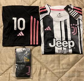 Maglia juve completo adidas per bambino