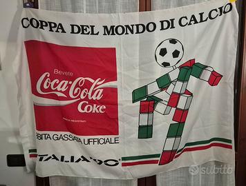 Bandiera Coca Cola  mondiali di calcio Italia 90