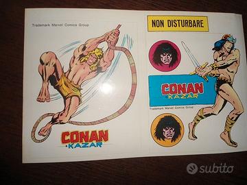 ADESIVO COMPLETO DI CONAN&KAZAR N.1 CORNO