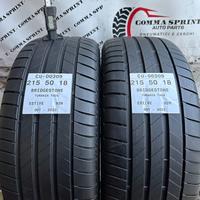 2 PNEUMATICI 215/50 R18 BRIDGESTONE ESTIVE 80%