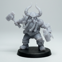 Miniatura Nano Guerriero D&D / Pathfinder | 28mm
