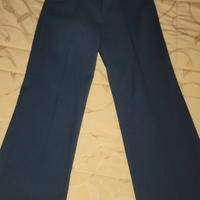 Pantalone Benetton nero gessato