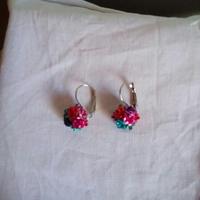 Orecchini fiore a palla