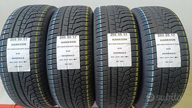 4 GOMME 205 55 17 HANKOOK RFT INV RIF3064