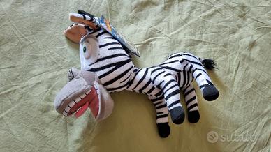 zebra marty peluche Madagascar nuovo