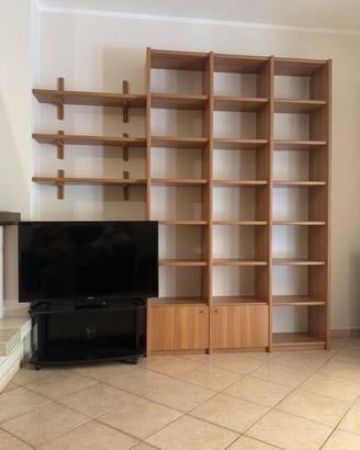 Libreria Parete attrezzata in Legno
