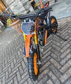 MOTO MINICROSS NITRO APOLLO 49 CC CON ACCESSORI!!