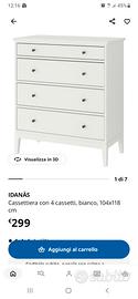 cassettiera Idanas IKEA